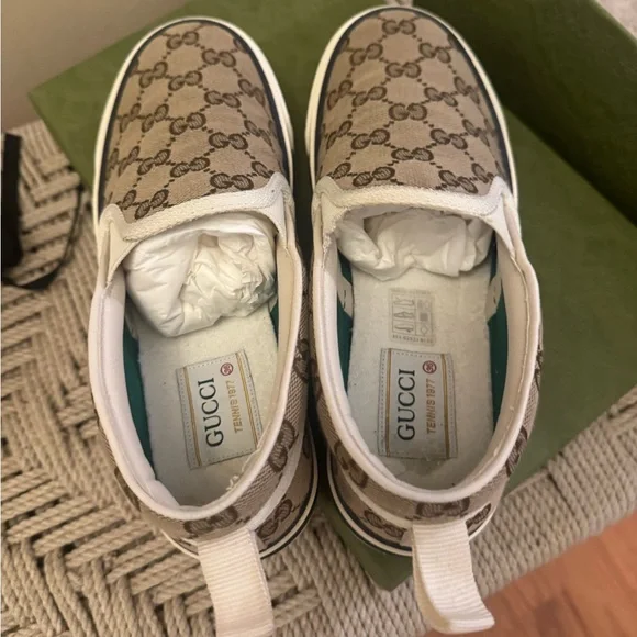 Authentic Gucci Slip on Sneakers 1977 - Picture 5 of 6